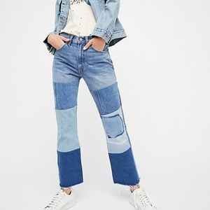 levi’s 517 patchwork denim